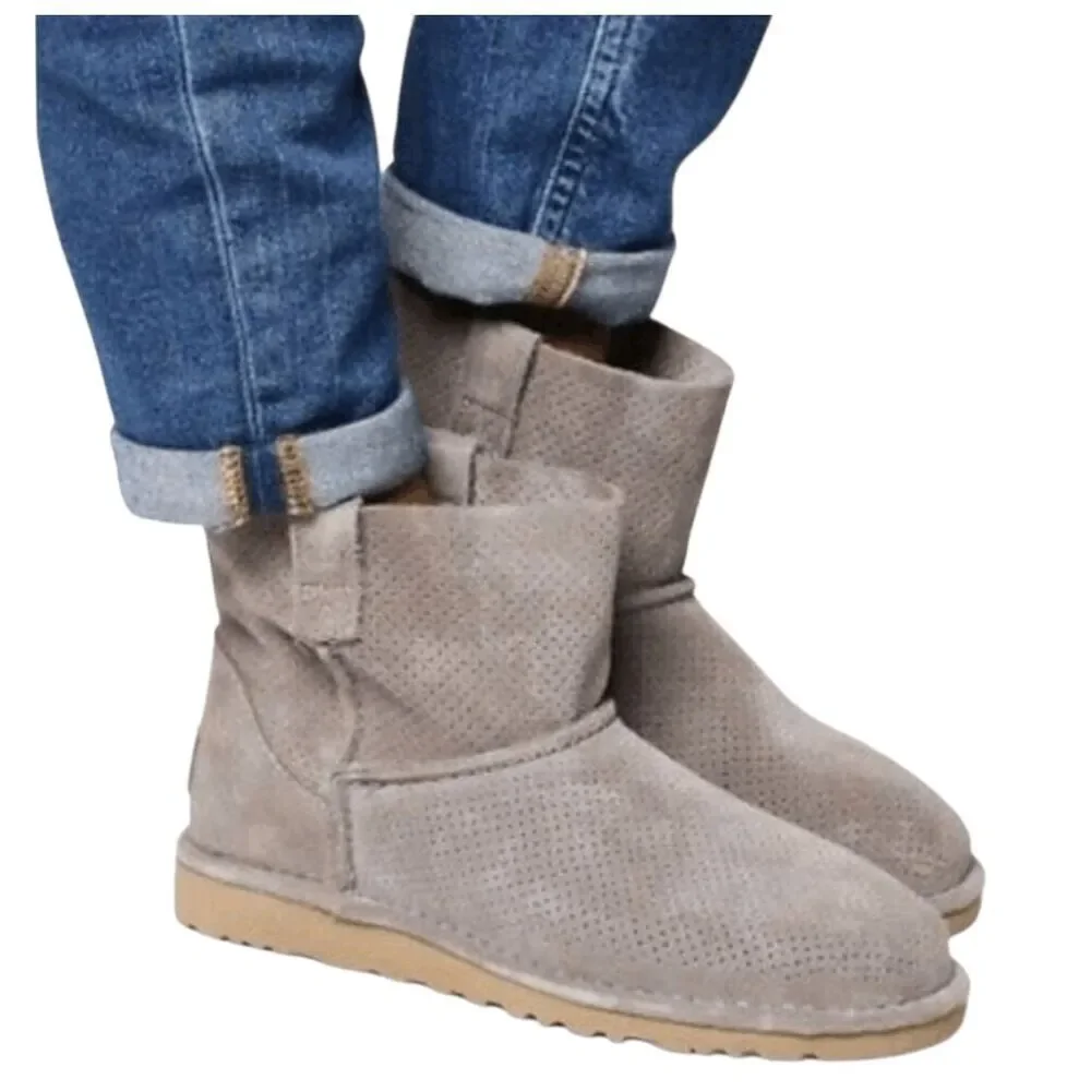 UGG Mini Unlined Perforated Winter Boot Size 7